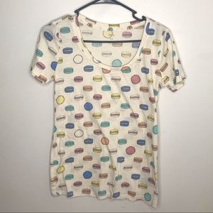 Urban Outfitters French Macaron Scoop Neck Tee